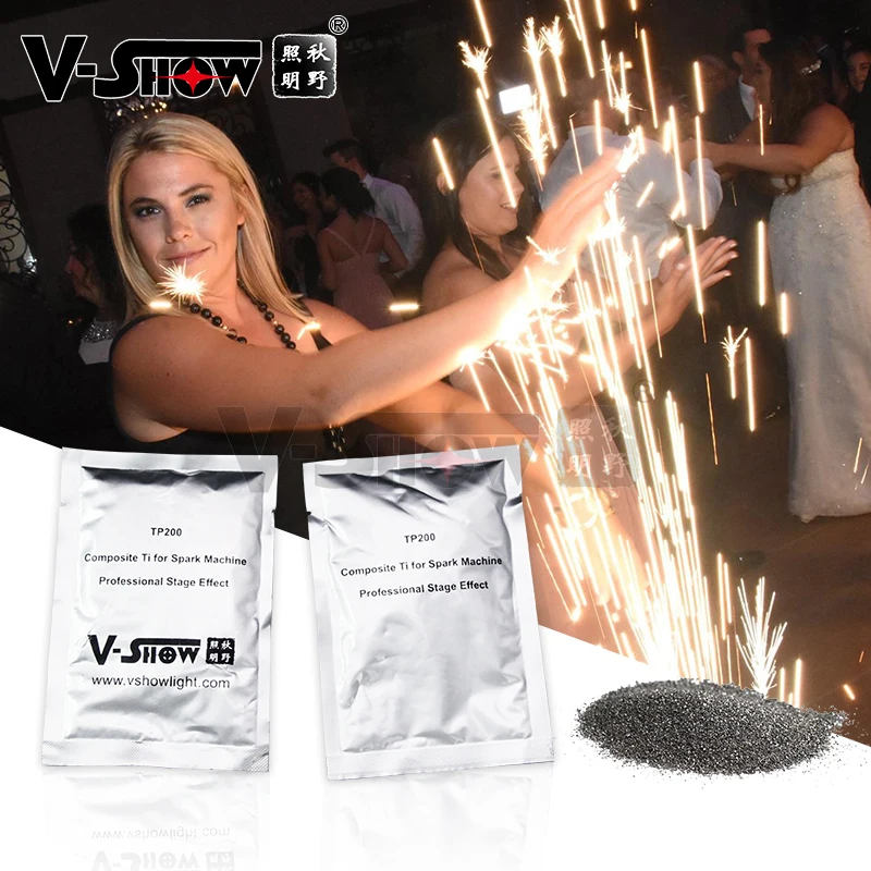 V-Show 10 bags 200g   Ti powder Cold Spark Machine Powder Composite  Firework Powder Indoor and Outdoor