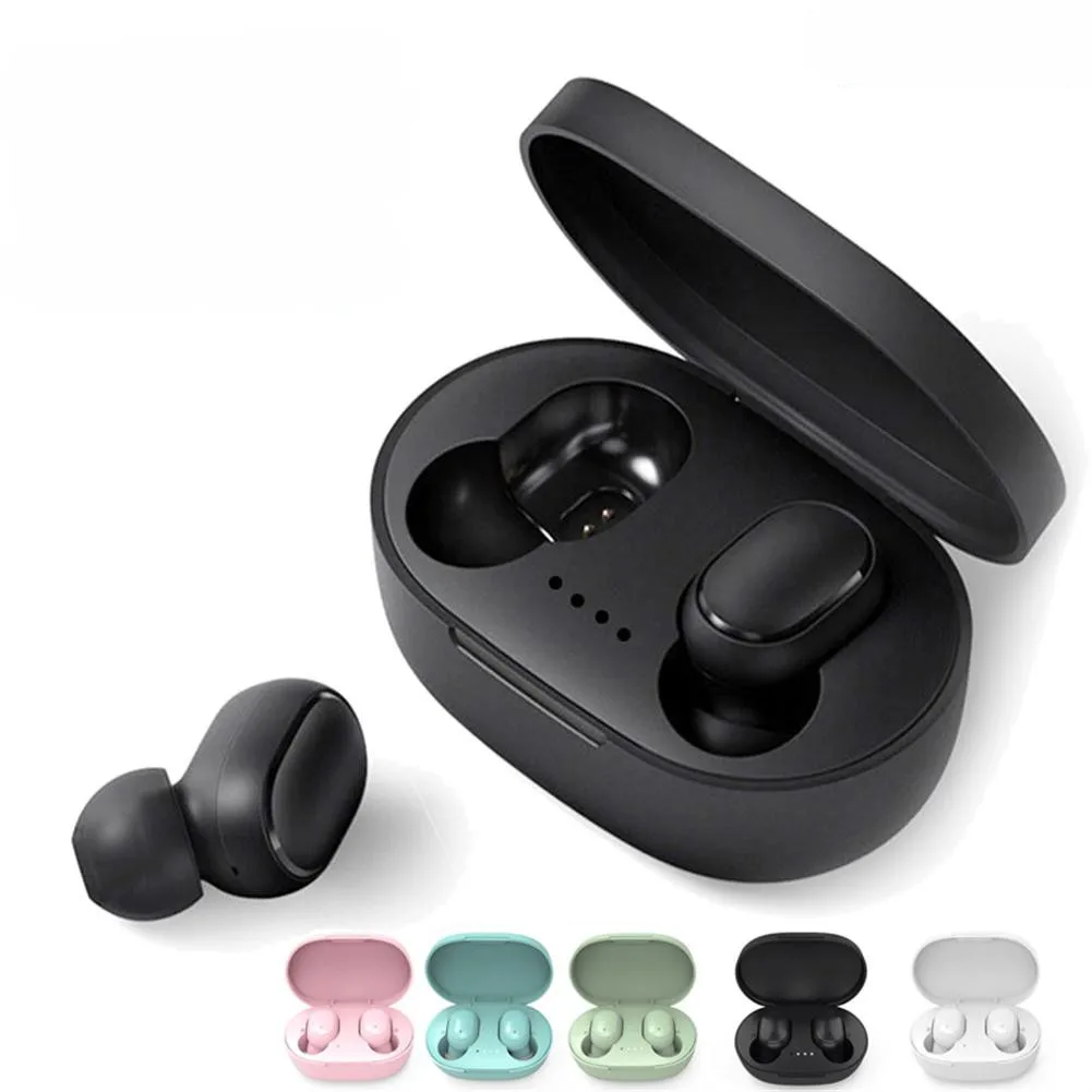 2020 Hot Sale A6S Handsfree Headphone Macarons Earbuds TWS Earbuds BT Stereo Earphone Waterproof Earbuds