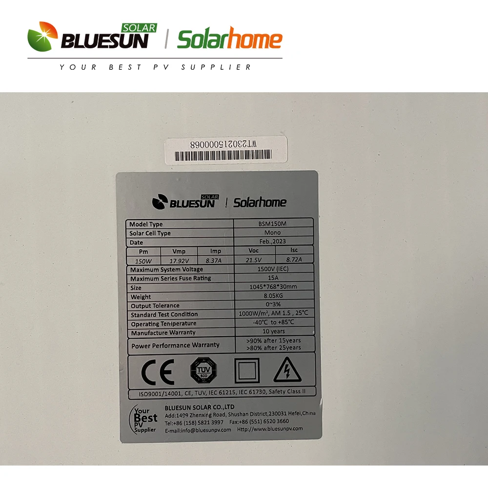 200 watt solar panel for portable solar system 100w 200w 300w for truck trailer and boat use