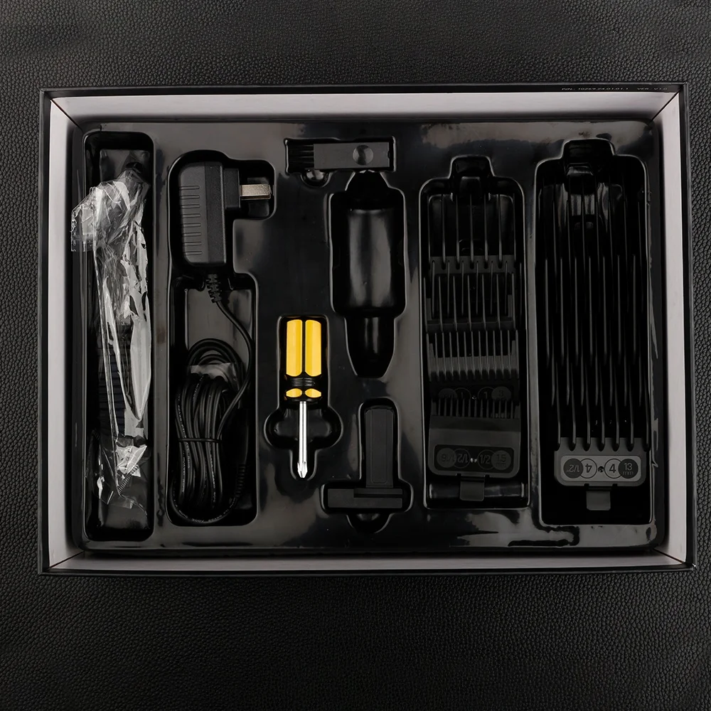 New Salon Cordless Electric Hair Clipper Men Hair Trimmer Black Gold Shavers And Trimmers Men For Barber Shop