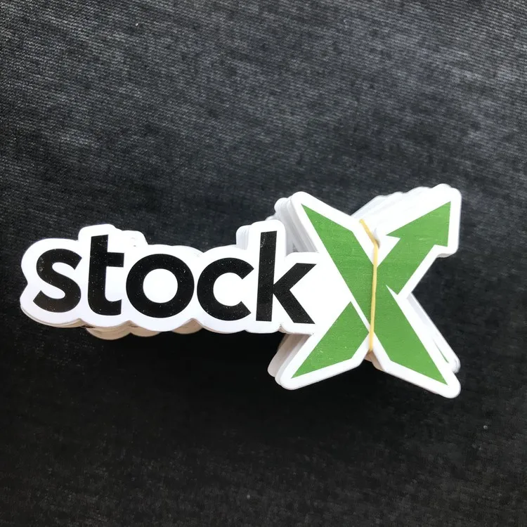 Stock X Tag Yeezys OG QR Code Stickers Stockx Card Green Circular Tag Verified Authentic Shoe Buckle Accessories Stock X Tag