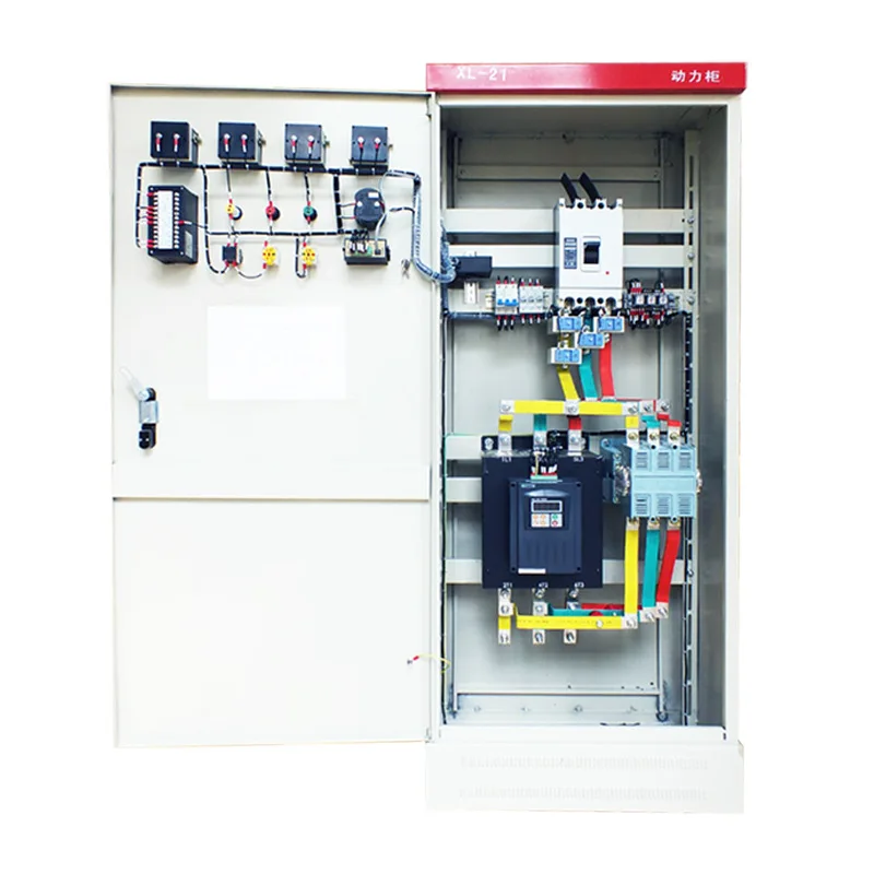 Online motor soft starting cabinet fan water pump soft starting high and low pressure  control  panel complete set manufacturers