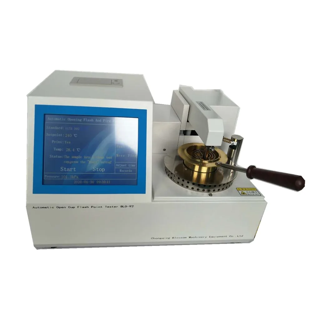 ASTM D92 Motor Oil Open Cup Flash Point Test Equipment