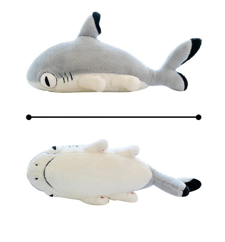 Big Eyes Cartoon Shark Soft Toy Sleeping Dolls Floor Pillows Plush Ocean Sea Animals Shark Stuffed Toys