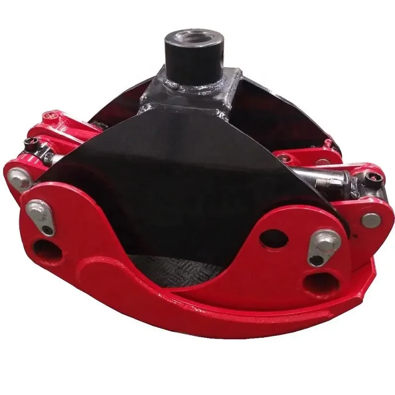 Forestry grab /atv log trailer with grapple/mini excavator log rotating grapple