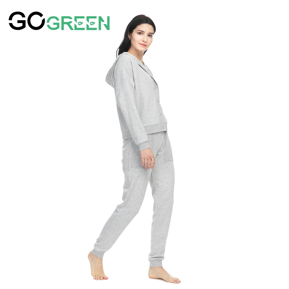 Custom Logo Smooth Elastane Homefitness Women Night Wear