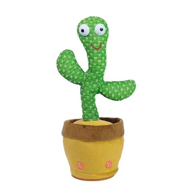 Dancing Cactus Toy 120 Songs Singing Talking Record Repeating What You say Electric cactus toy