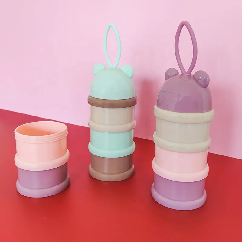 Portable Baby milk box powder dispenser Formula storage container Baby food box
