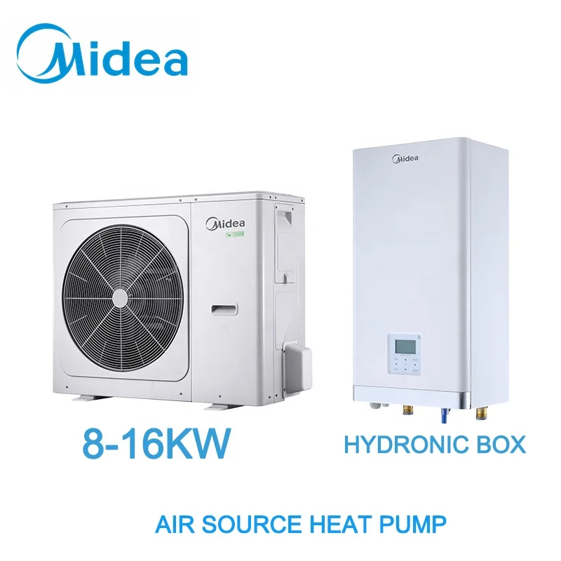 Midea 220-240В 1PH 50Гц коммерческий тепловой насос водонагреватель для отеля