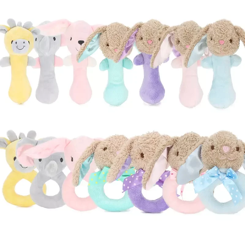 Baby Rattles Plush Rattle Toys Baby Educational Toys Plush Toys
