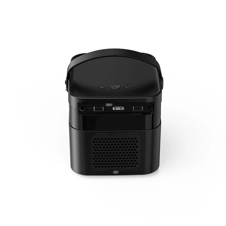 New K5 outdoor mini DLP projector 300 ANSI lumens 960*540P 2GB 32GB android 9.0 3D 4K projector HIFI Stereo movie player