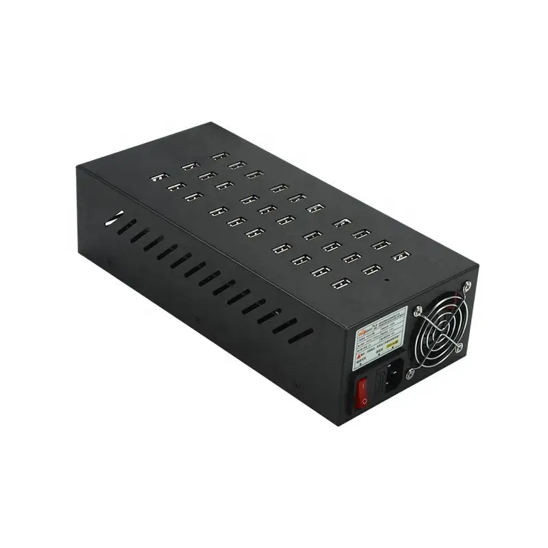 30 Ports 400W Fast Charger Station for Outdoor Army Multi Port USB Interface 30-port Charge Hub for Universal Devices