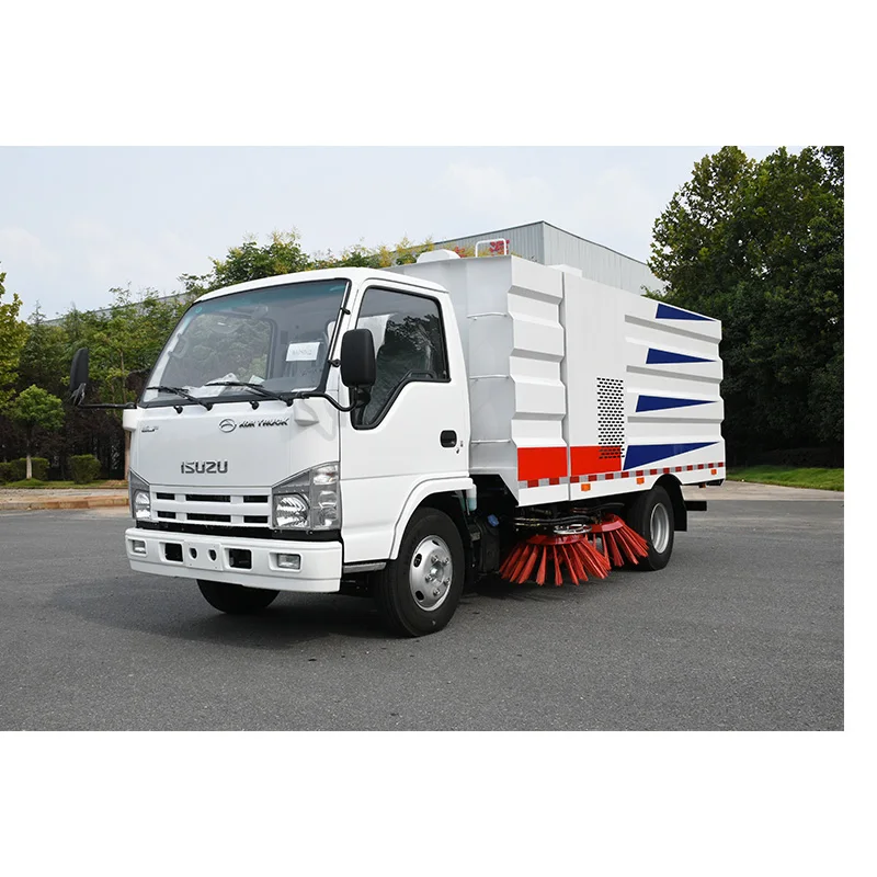 municipal machinery 4x2 runway street cleaning truck road sweeper professional