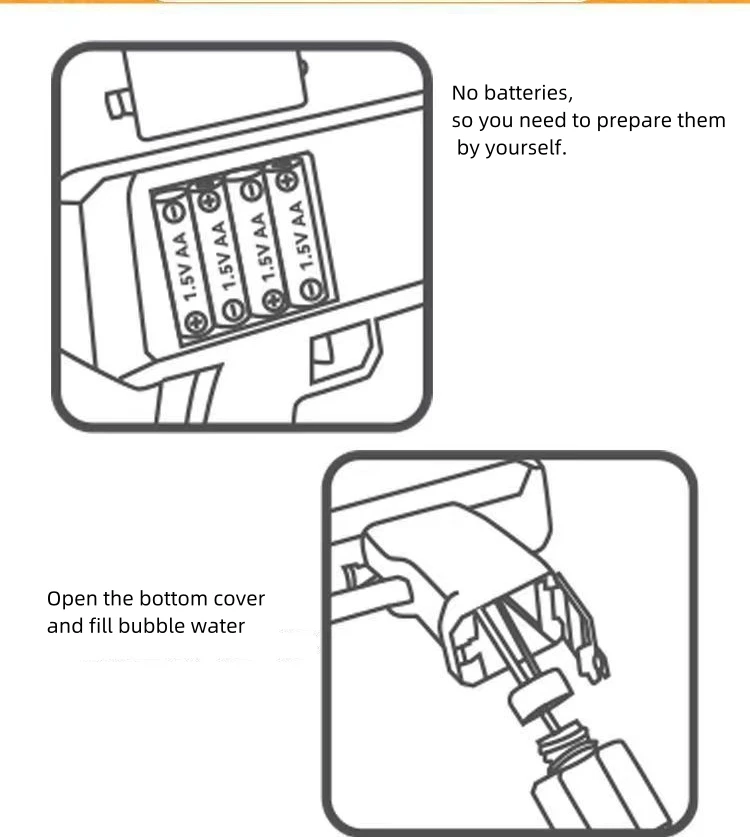 DHF1149  Kinds of cartoon Outdoor bubble machine self-suction water bubble wands anime Kuromi cat hand held bubble shooters toy