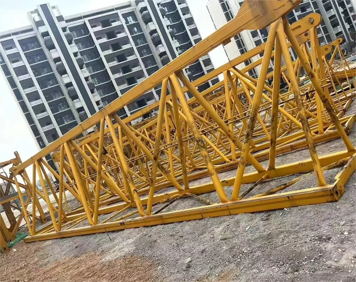Высокое качество 2019 год используется плоский верхний башенный кран 7525-16 максимальный Подъемный Вес 16 тонн 75 м
