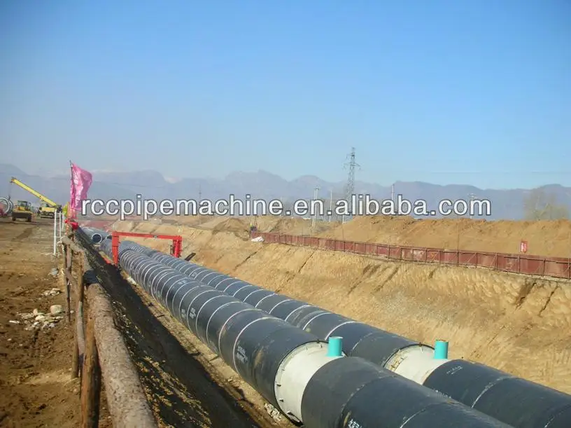 Prestressed Concrete Cylinder Pipe,PCCP pipe Whole Production line600-3600mm