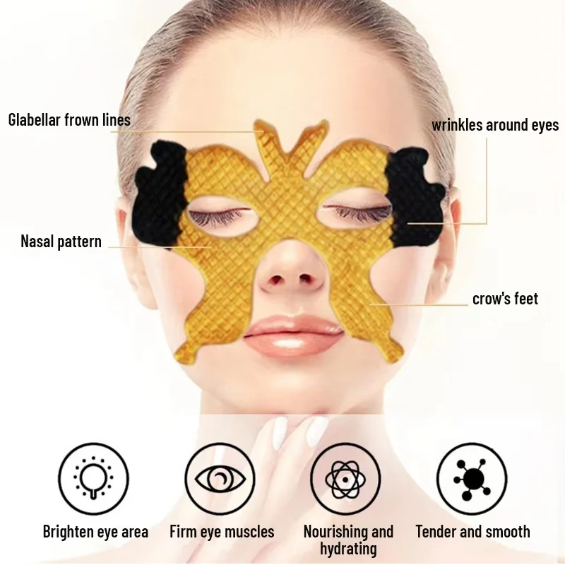 Private Label Treat Puffy Eyes care Anti-aging Rejuvenating 24k gold Eye Mask Gel Dark Circles under Eye patches