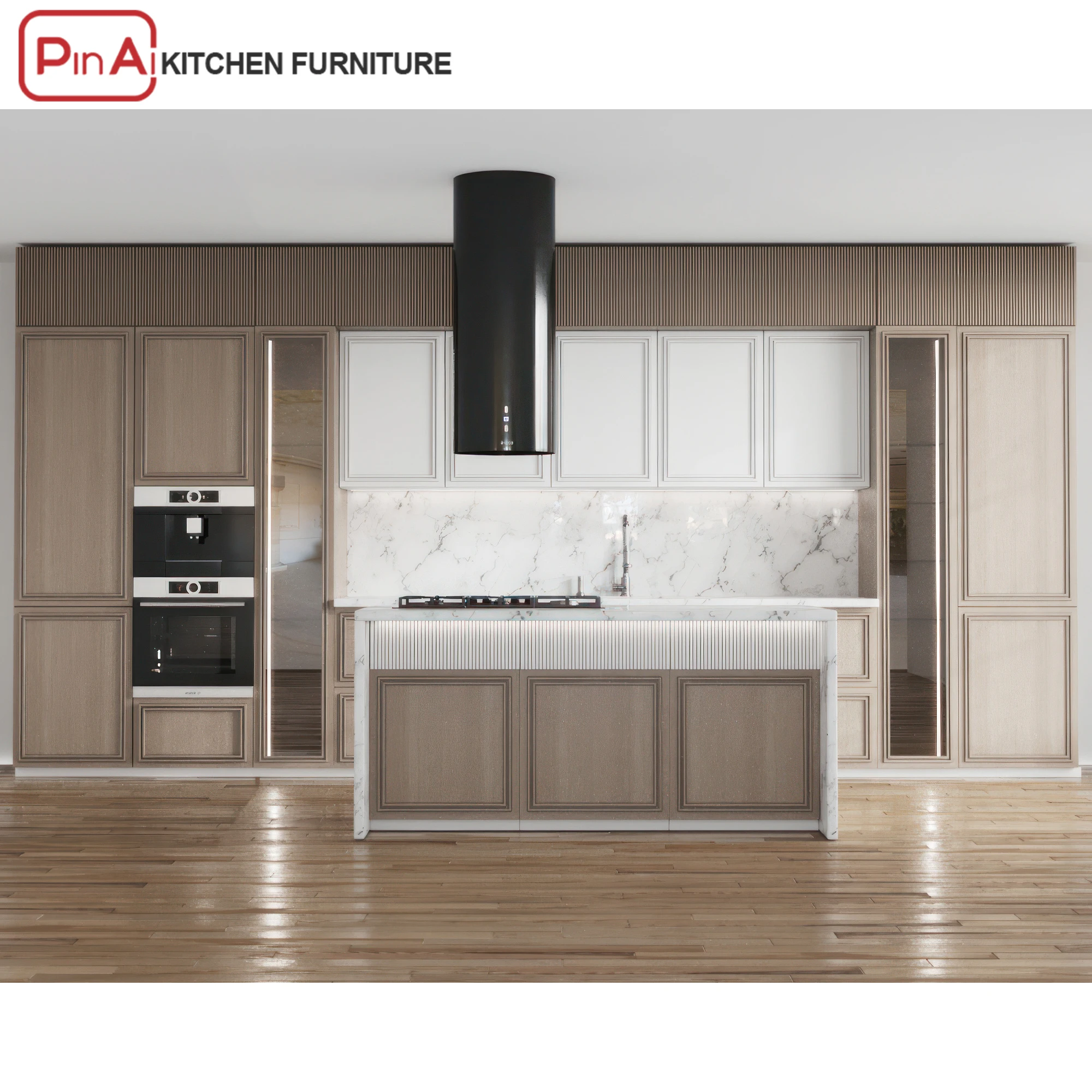 PINAI kitchen furniture luxury wooden grade decoration kitchen cabinets apartment modern for small room