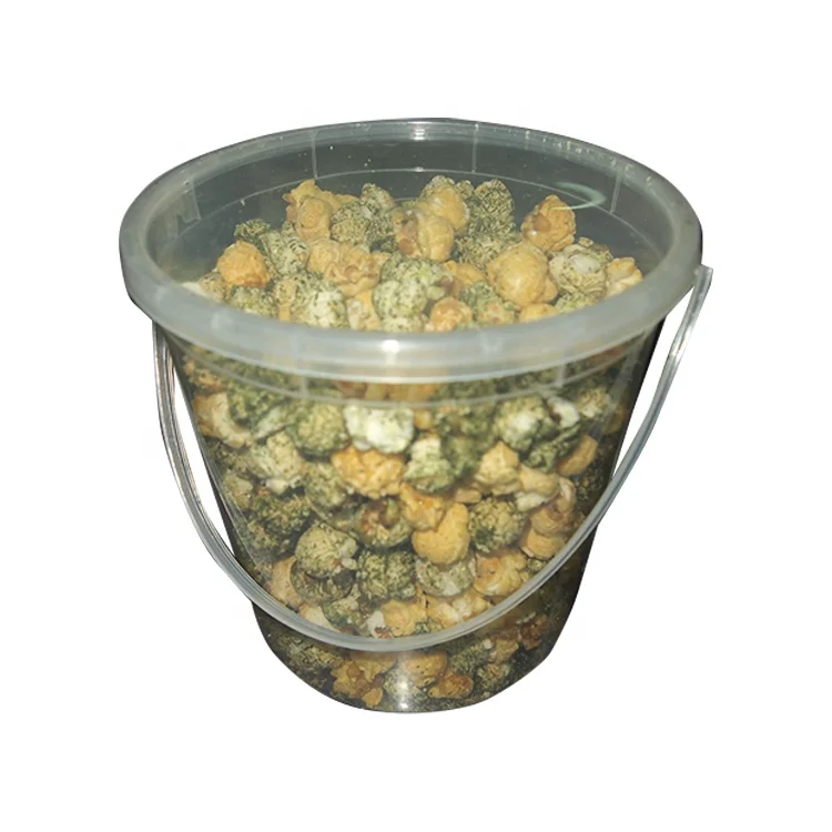 Low price hot selling transparent plastic polypropylene round barrel custom barrel mould for popcorn