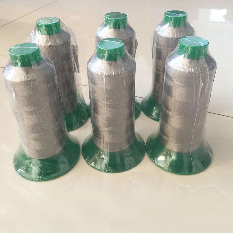 Silver Fiber For Smart Textile Embroidery Thread