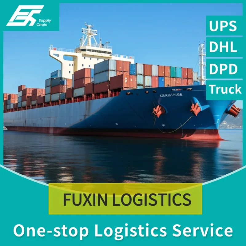 Fuxin FCL LCL China Cargo Trucking Express Shipping Agent to ES Spain FBA USA Cargo Freight Service