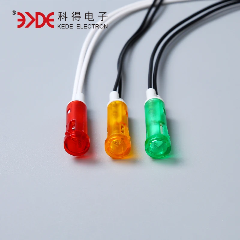 K63-2 Red yellow green refrigerator indicator pilot lamp K63-2  230V   indicator light