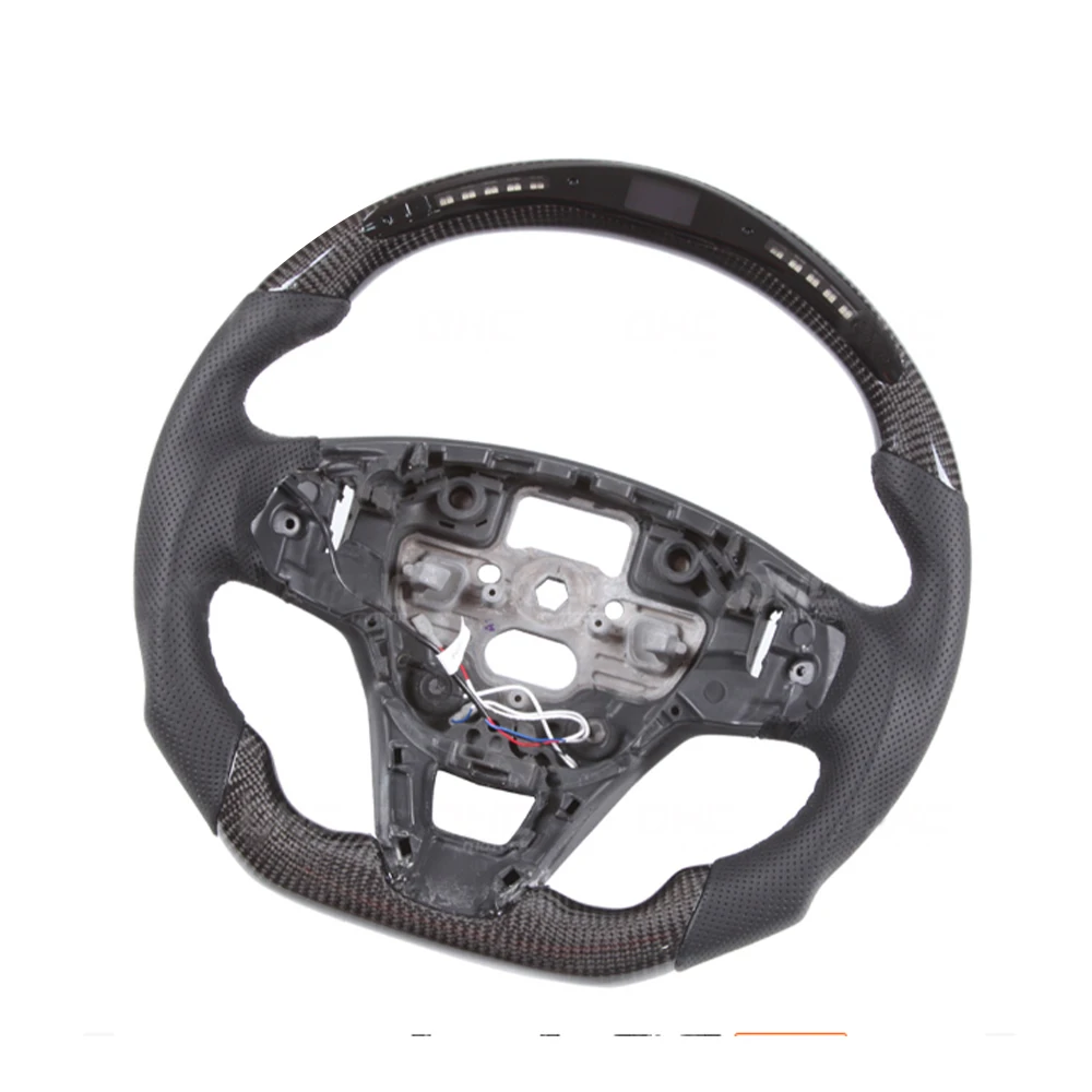 Рулевое колесо из углеродного волокна подходит для Ford Focus Carnival Winged Tiger Mondeo Edge
