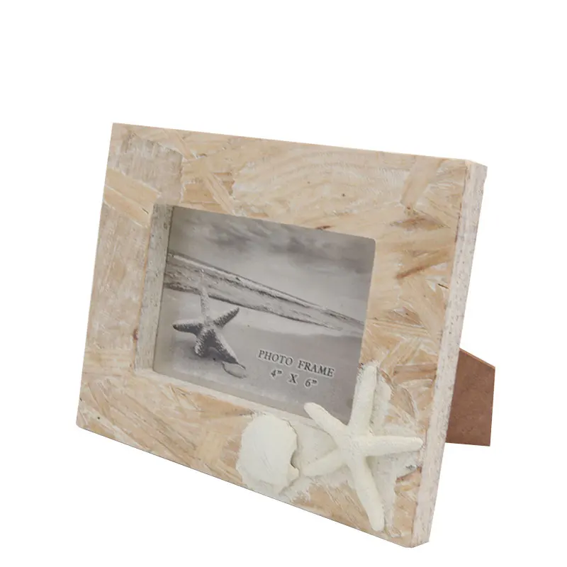 YBOX sea style vintage handmade wood photo frame picture frame home decor