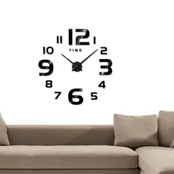 DIY 3D Novelty modern design Digital & Analog-Digital silent table needle parts alarm wall Clocks