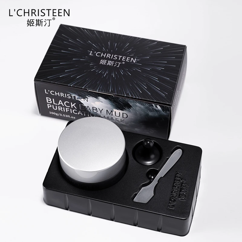 
Sea Mud Magnet Facial Mask Skin Care Private Label Brighten Deep Cleaning Organic Skin Care Black Mud Purification Mask 