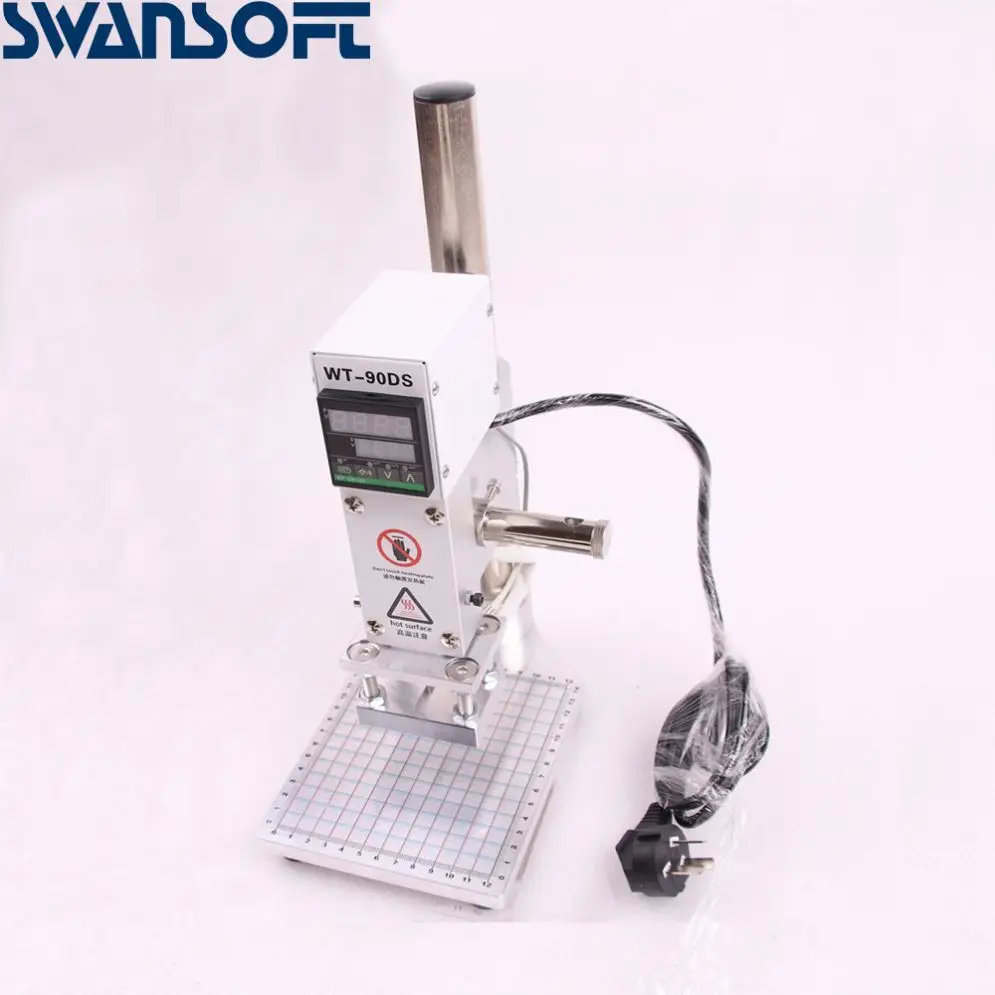Stamping Machine Hot Foil For Leather Automatic Soap Metal Manual Digital Paper Plastic Die Logo Press Pneumatic Jewelry Pencil