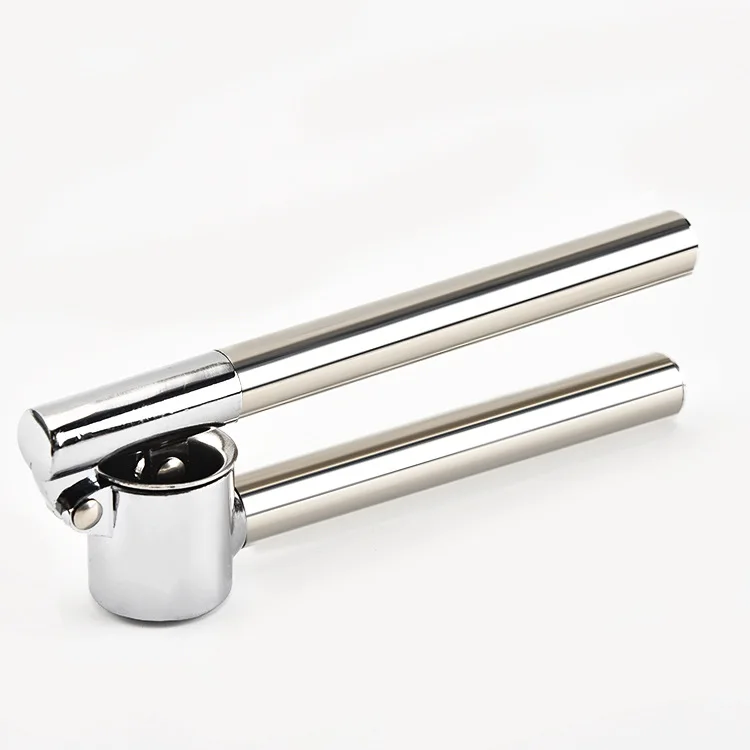 Garlic Press Mincer Ginger Crusher Peeler Squeezer Heavy Duty Stainless Steel	multifunctional garlic press