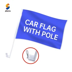 Factory Custom Car Window Flag National Car Flag Polyester Advertising Display afghan flag for car