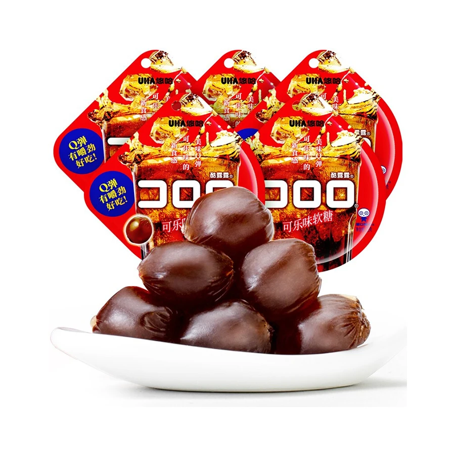 Хит, лучшее качество, многоароматизированный сладкий и кислый Фудж японского бренда, снэк-Фудж Jumbo jelly