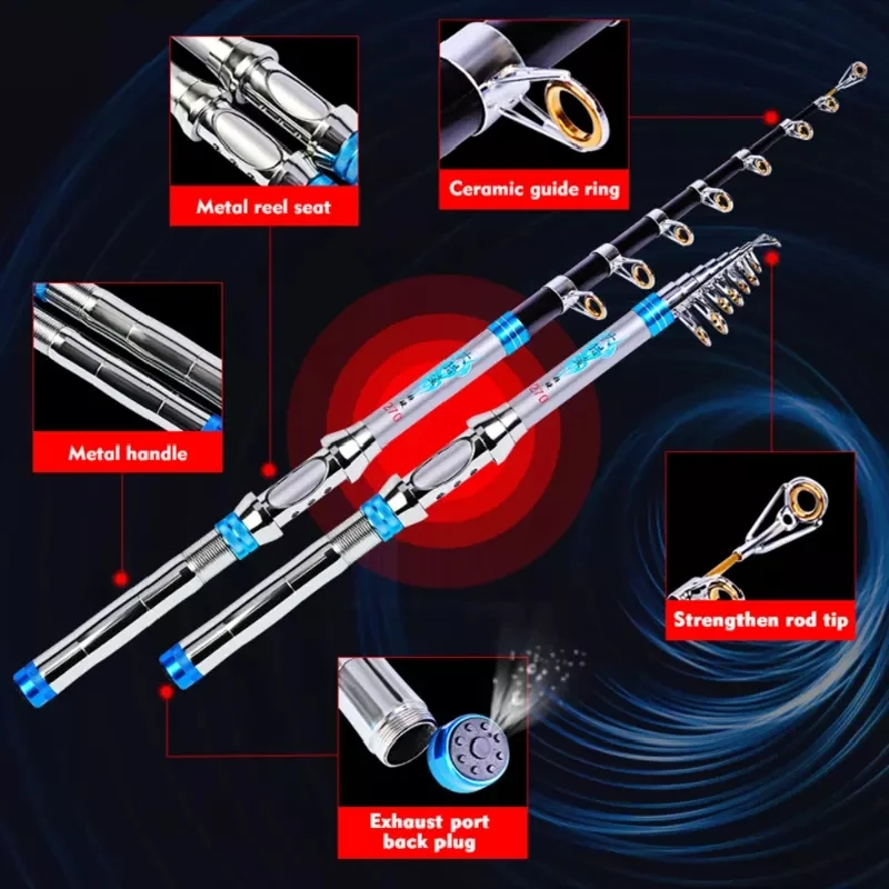 Custom Trolling short Deep Sea Solid Pole Carp Bass Saltwater Freshwater Ultralight Bait Feeder Blank Hand Spinning Fishing Rod