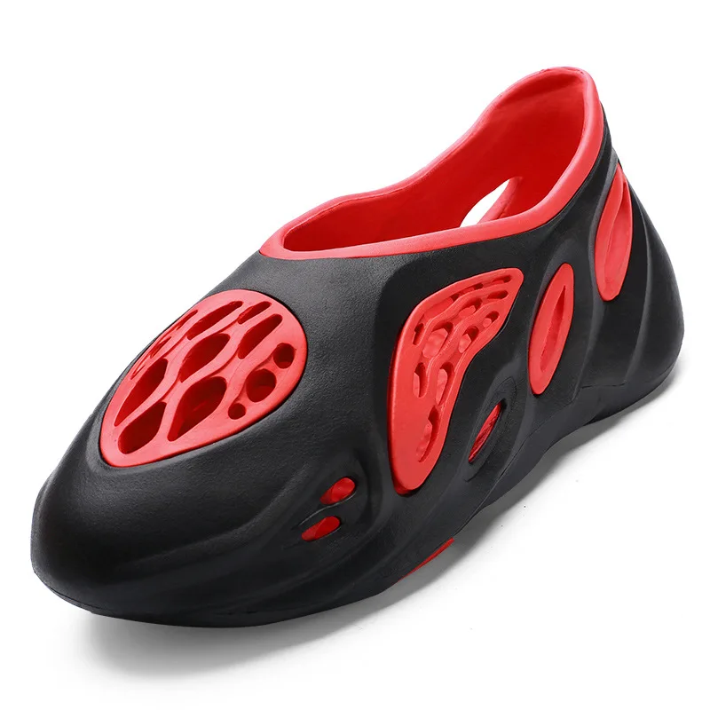 Fashion Cut-out Platform Slippers Sandal Fashion Beach Slides Soft EVA Outdoor Anti Slip Home Men Sandals Luxury Shoes