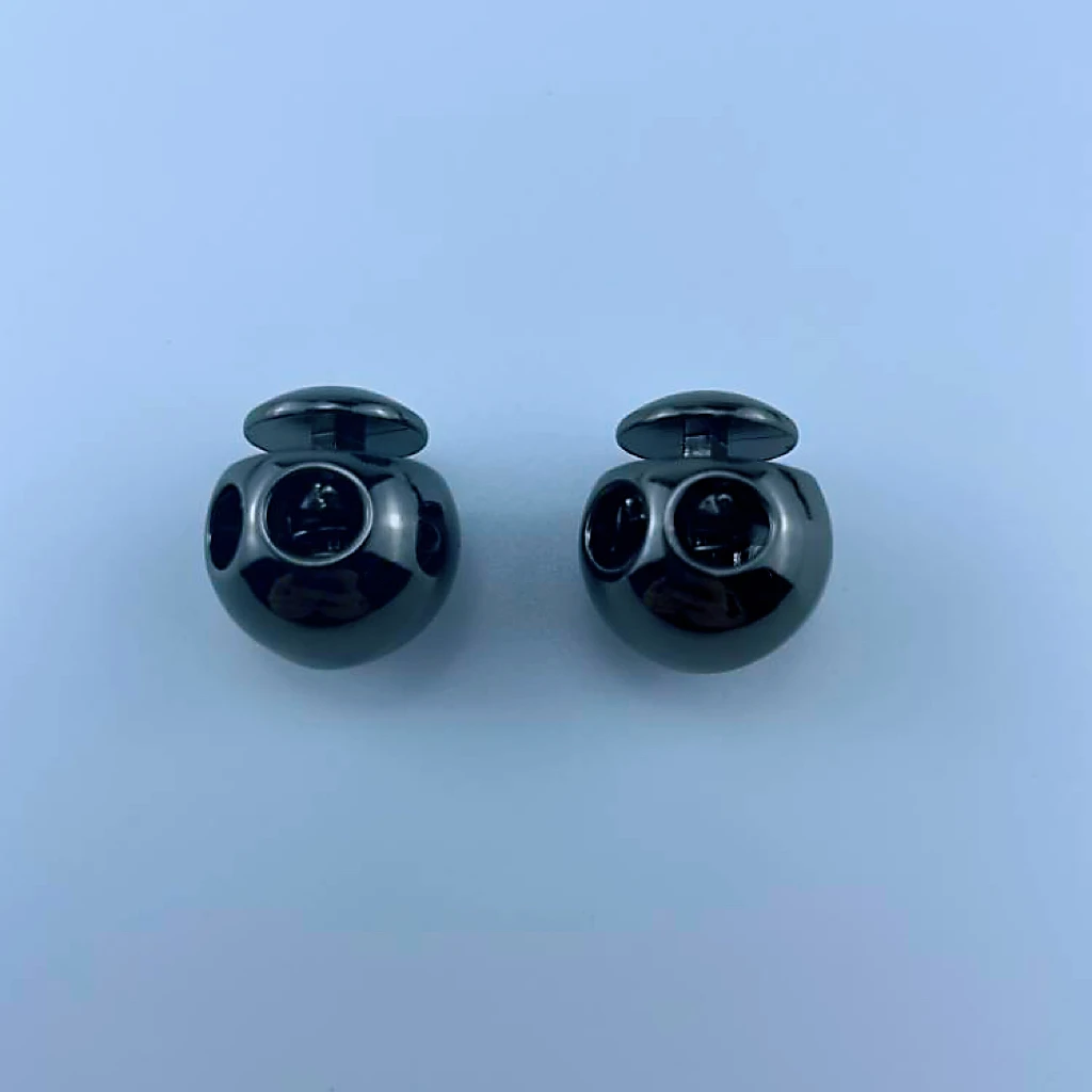 Plastic Rope Cord End Stoppers String Ends Car Stopper Metal Cord Stopper Cord Lock Wholesale Fancy Zinc Alloy Metal Black 6 Mm