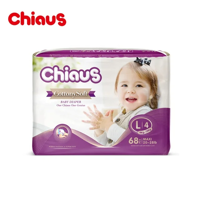 Cottony Soft Premium Disposable New Born Top Baby Diaper Manufactures China