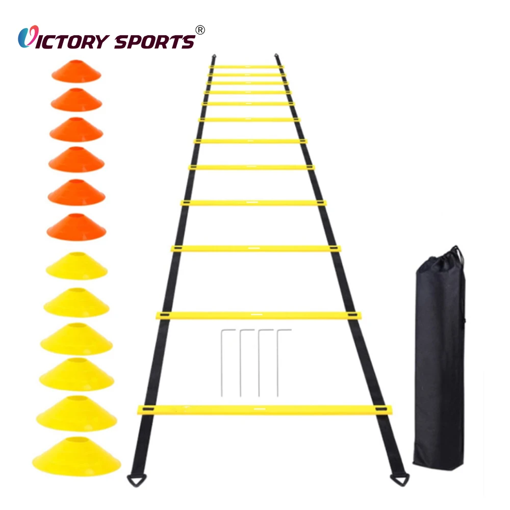 Adjustable customized logo soccer training outdoor agility speed ladder