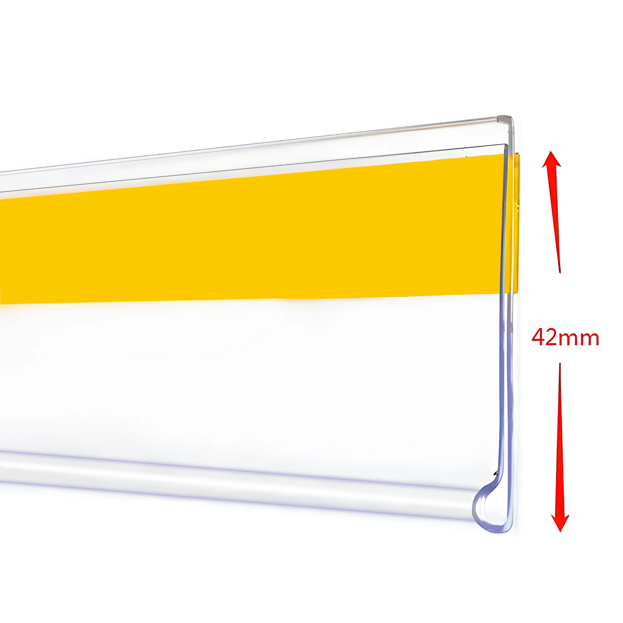 Shelf Label Holder Data Strip for Supermarket Freezer