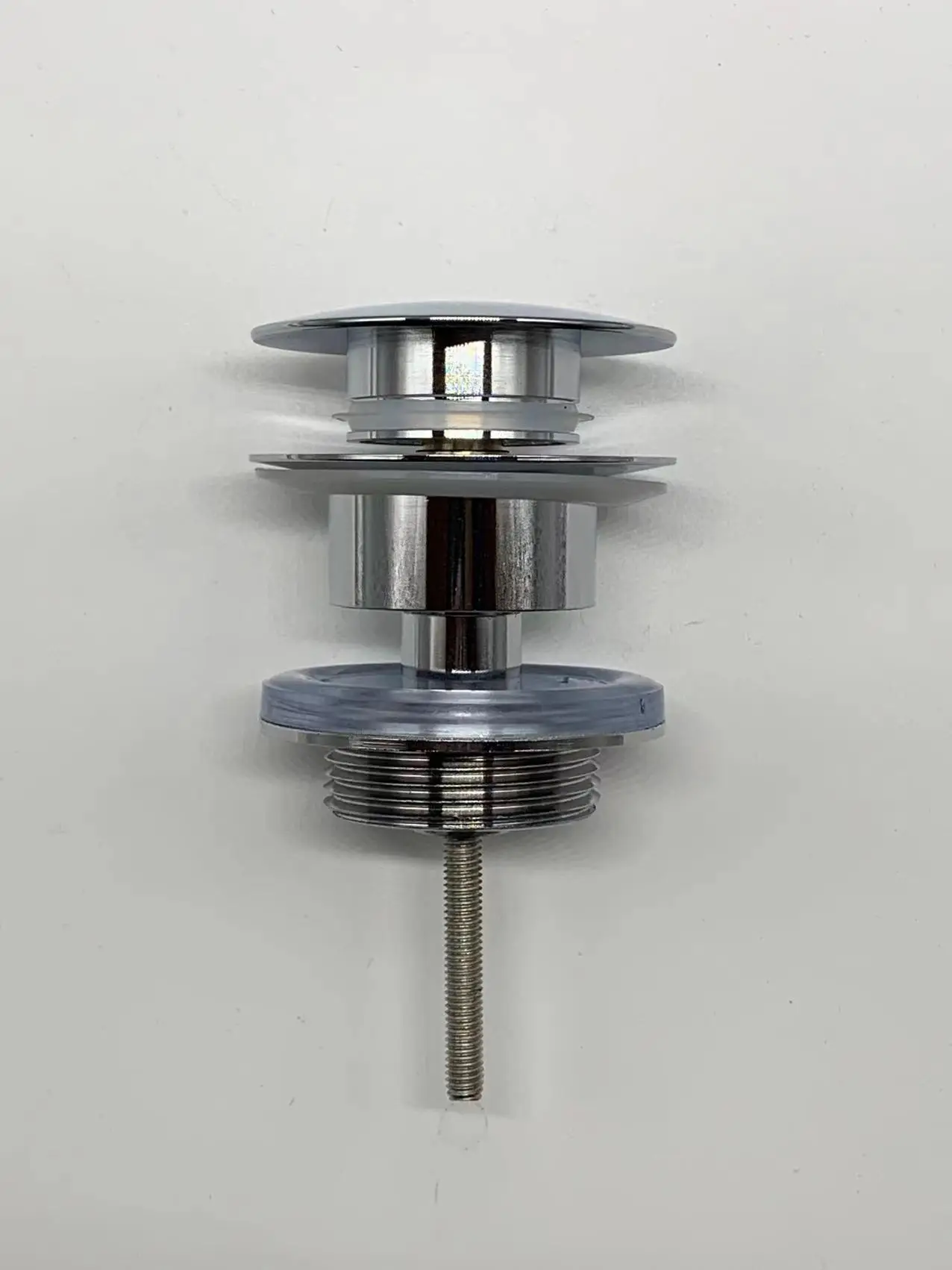 Hot sale chromed brass click clack waste pop up basin drain with best price