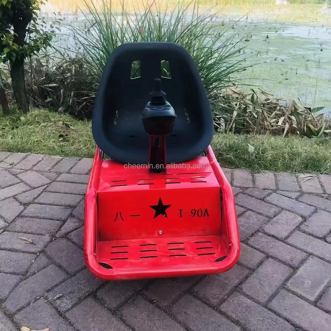 Factory hot sale outdoor indoor electric mini tracked tank off road go kart for kids