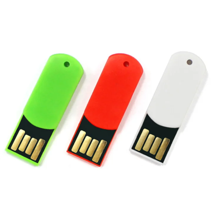 Popular trade show gift personalized logo printing 8GB 16GB 32GB 64GB mini plastic paper clip usb flash memory stick thumb drive