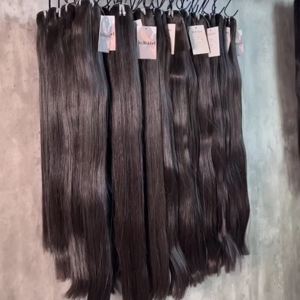 30 Years Factory Wholesale Full Cuticle Aligned Virgin Hair Vendor, 100% Virgin Remy Natural cambodian Human Hair weave Bundles