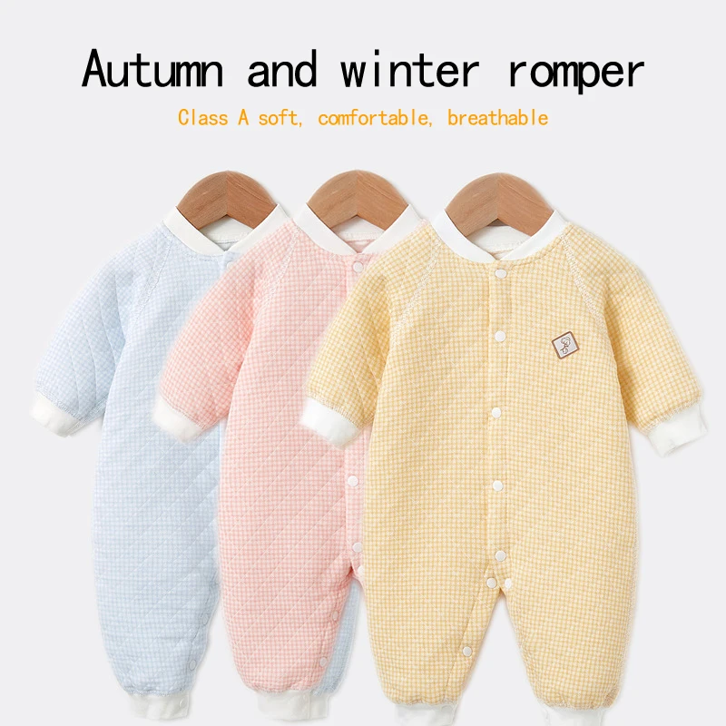 
Wholesale New design Baby Winter Clothes Newborn Baby Girl Boy Romper Baby Grows 100% Cotton Bodysuit Jumpsuit 