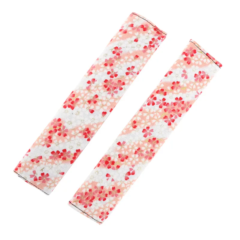 Комфортные и защитные плюшевые Наплечные подушки для автомобильного ремня безопасности с японскими волнами безопасной непринужденной