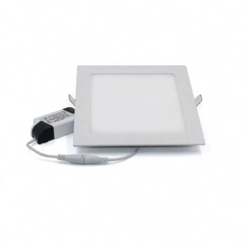 LED Panel Light for Ceiling Aluminium Back PC Ring Rimless 7W 8W 10W 12W 15W 18W 20W 24W 95/120/145/170/220mm Isolated Driver