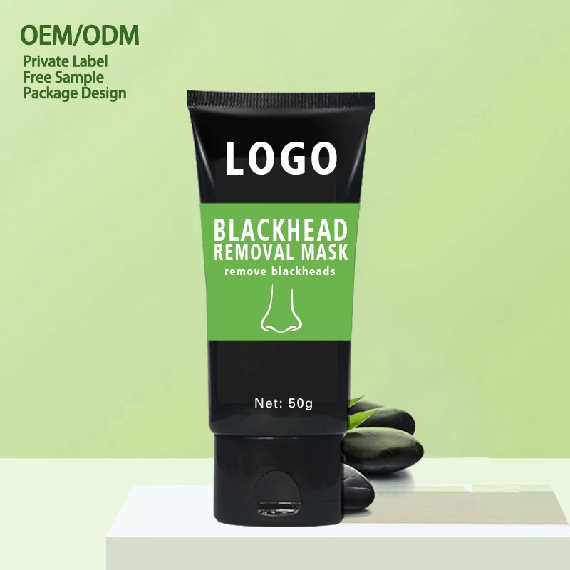Wholesale private label bamboo charcoal blackhead remover deep cleansing  peel off blackhead removal face mask