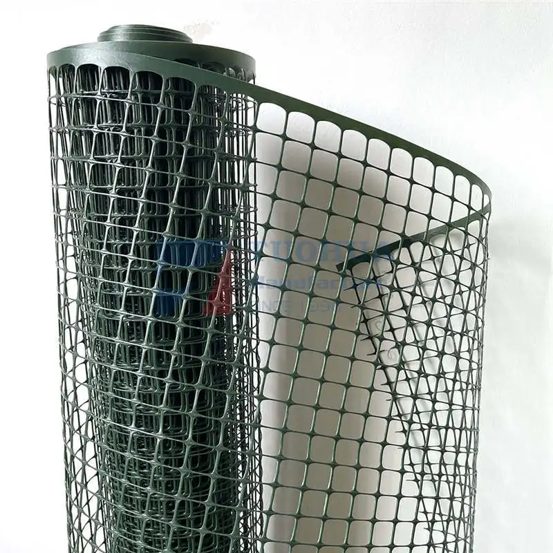 HDPE темно-зеленый пластиковый защитный барьер сетка портативный садовый забор для защиты дерева от мелких животных