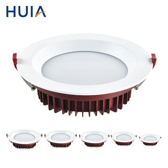 IP44 12w Size 75mm Commercial Lighting Round Aluminum Housing Recessed Adjustable Ceiling Lamp Spot Light LED Downlight